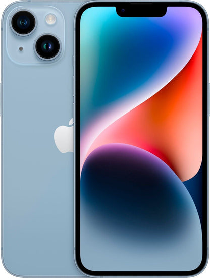 APPLE IPHONE 14 - 128GB 256GB (FACTORY UNLOCKED) 100% BATTERY ⚫⚪🔴🔵 ✤SEALED✤