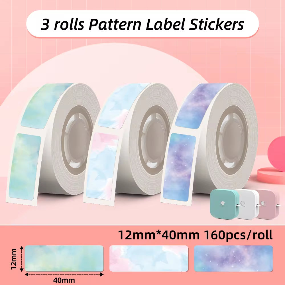 Q30 Label Printer Mini Printer Pocket Thermal Label Maker Wireless Sticker Pocket Portable Printer Various Label Paper