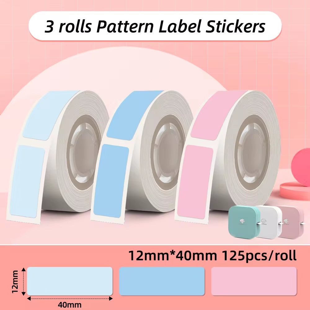 Q30 Label Printer Mini Printer Pocket Thermal Label Maker Wireless Sticker Pocket Portable Printer Various Label Paper