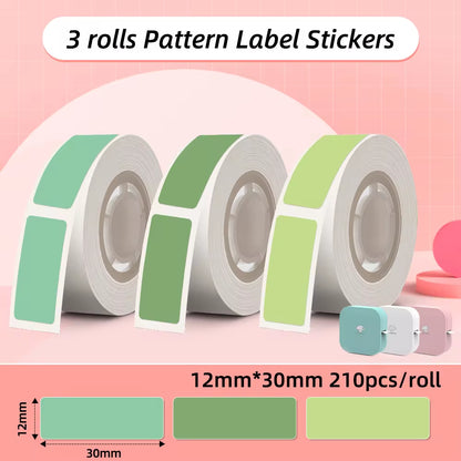 Q30 Label Printer Mini Printer Pocket Thermal Label Maker Wireless Sticker Pocket Portable Printer Various Label Paper